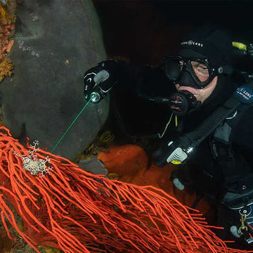 ORCA TORCH D560-GL Green Laser Light Scuba Diving Torch 150-Meter Waterproof